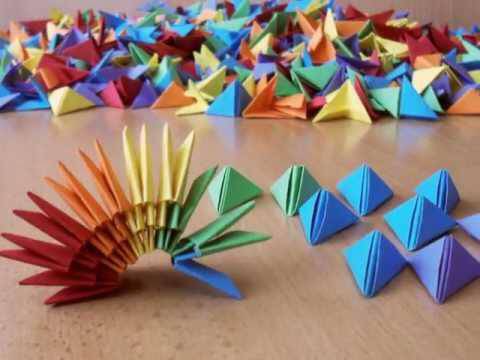 Τρισδιάστατο βάζο origami