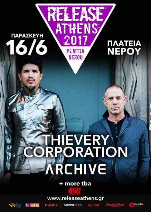 Thievery Corporation και Archive στο Release Athens