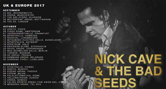 Τον Νοέμβρη η συναυλία του Nick Cave στην Αθήνα