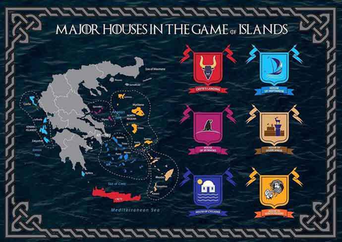 Καμπάνια για τα ελληνικά νησιά σε στυλ Games Of Thrones