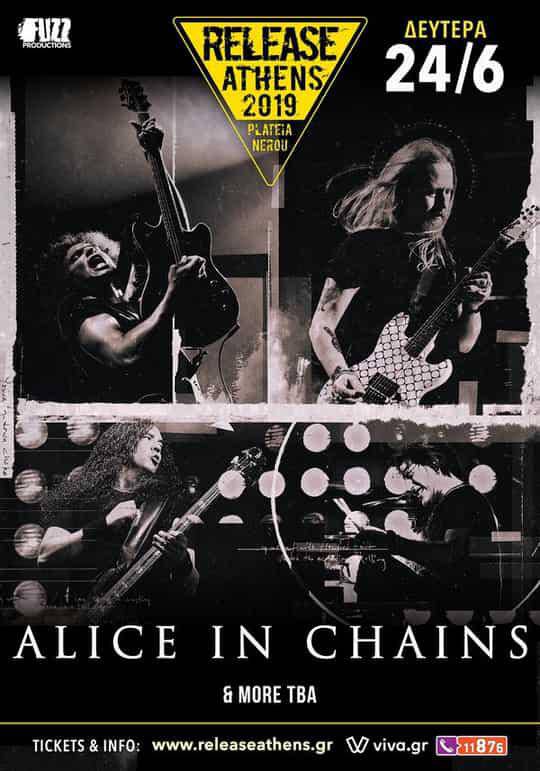 Οι Alice in Chains live στην Αθήνα