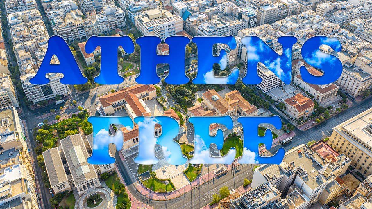 Άδεια Αυγουστιάτικη Αθήνα (drone video)