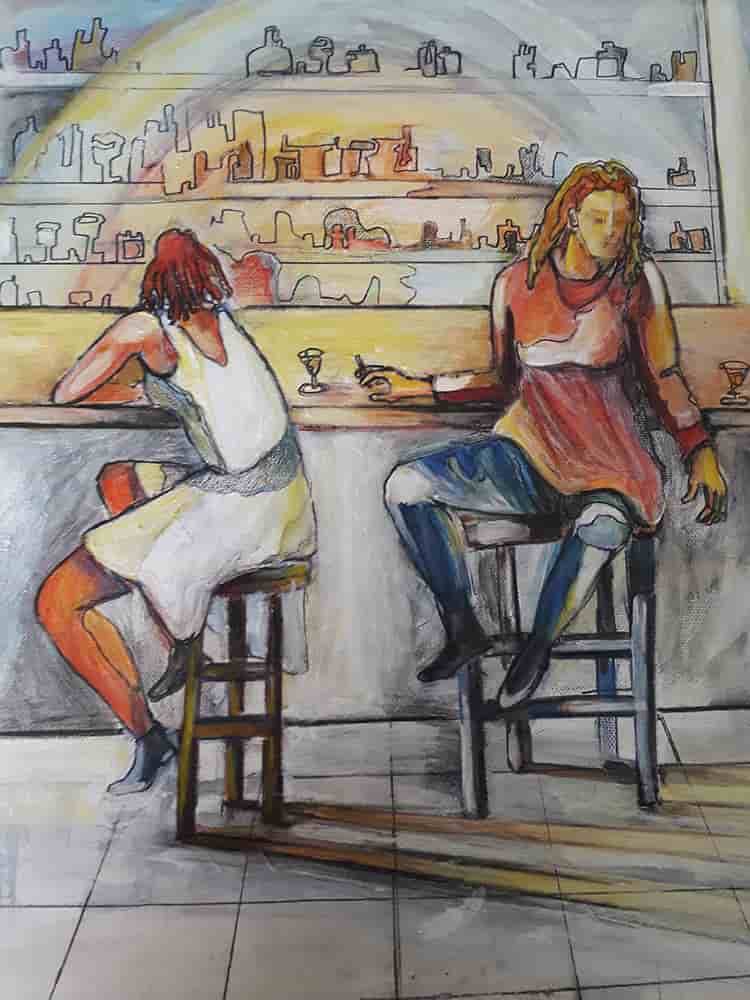 Η γκαλερί του Black Duck παρουσιάζει την έκθεση ζωγραφικής της Αλεξάνδρας Γκίνη και της Μαρίας Τσινιά με τίτλο «Ιστορίες Θιάσου»