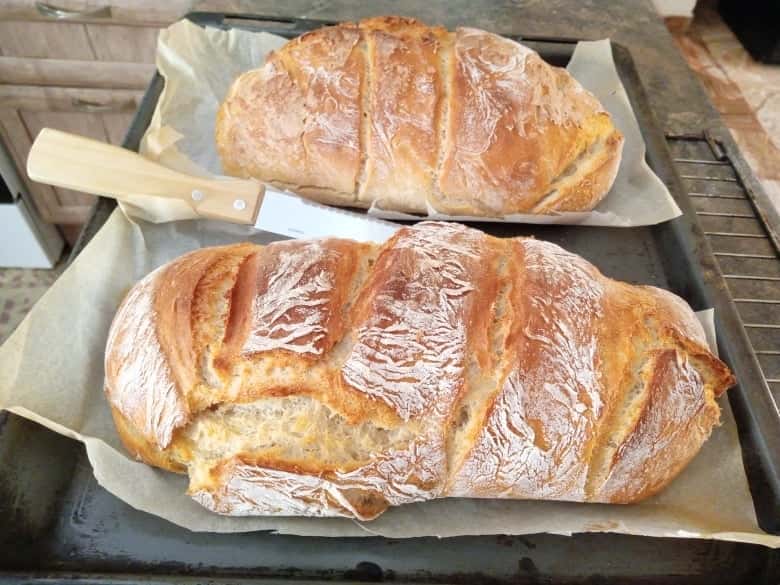 Σπιτικό ψωμί χωρίς ζύμωμα!